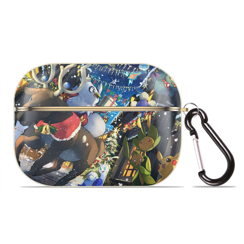 （画像用） ポケットモンスター Pokémon 【AirPods Pro用】ハードシェル保護ケース｜耐衝撃・防指紋・カラビナ付き商品仕様