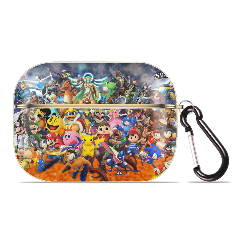 （画像用） ポケットモンスター Pokémon 【AirPods Pro用】ハードシェル保護ケース｜耐衝撃・防指紋・カラビナ付き商品仕様