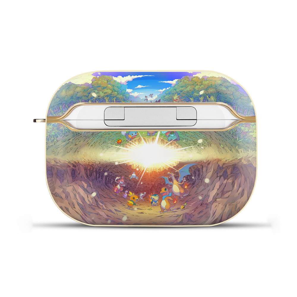 （画像用） ポケットモンスター Pokémon 【AirPods Pro用】ハードシェル保護ケース｜耐衝撃・防指紋・カラビナ付き商品仕様