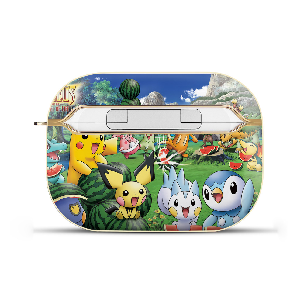 （画像用） ポケットモンスター Pokémon 【AirPods Pro用】ハードシェル保護ケース｜耐衝撃・防指紋・カラビナ付き商品仕様