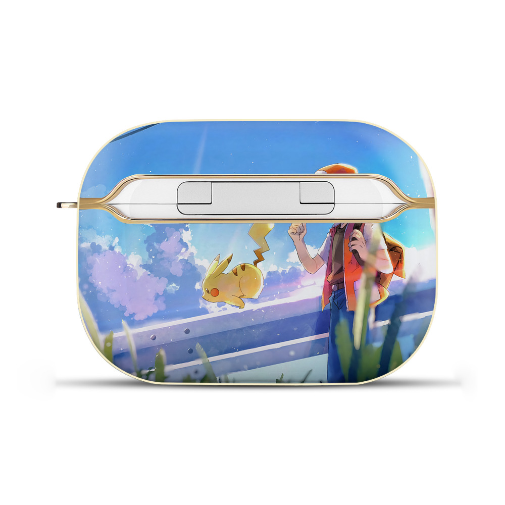 （画像用） ポケットモンスター Pokémon 【AirPods Pro用】ハードシェル保護ケース｜耐衝撃・防指紋・カラビナ付き商品仕様