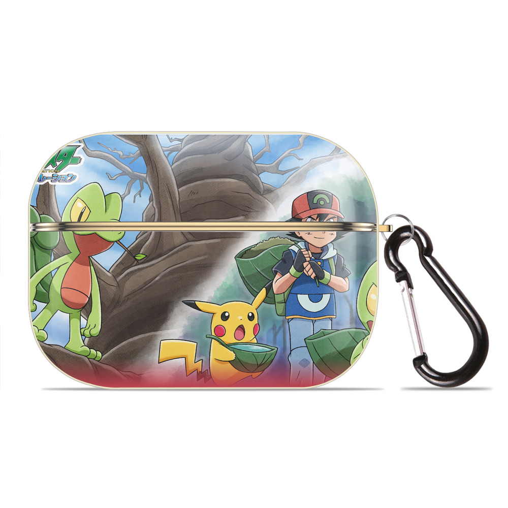 （画像用） ポケットモンスター Pokémon 【AirPods Pro用】ハードシェル保護ケース｜耐衝撃・防指紋・カラビナ付き商品仕様
