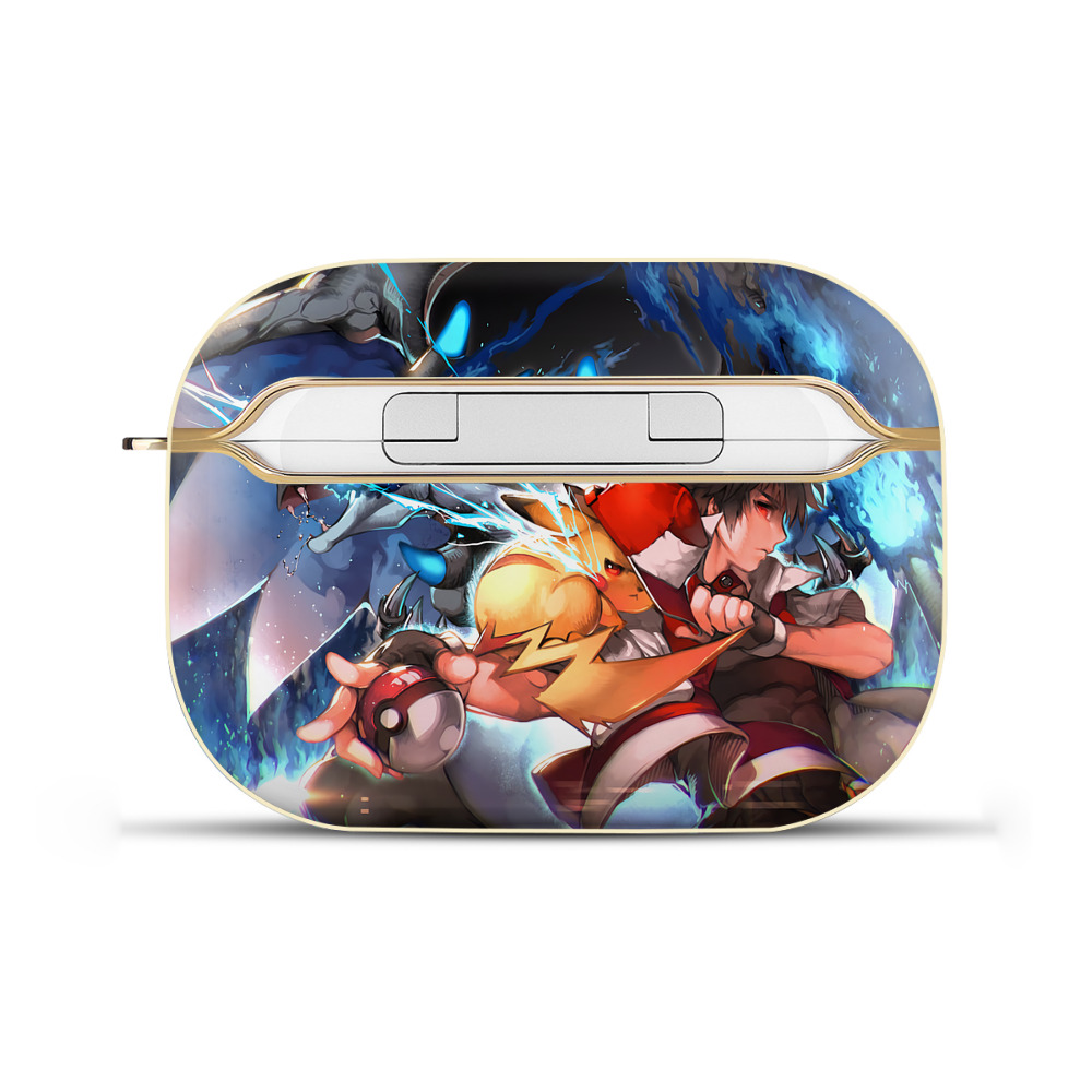 （画像用） ポケットモンスター Pokémon 【AirPods Pro用】ハードシェル保護ケース｜耐衝撃・防指紋・カラビナ付き商品仕様