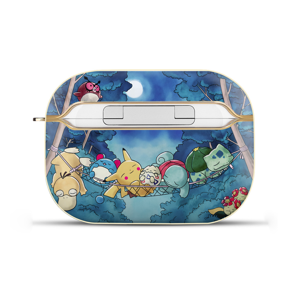 （画像用） ポケットモンスター Pokémon 【AirPods Pro用】ハードシェル保護ケース｜耐衝撃・防指紋・カラビナ付き商品仕様