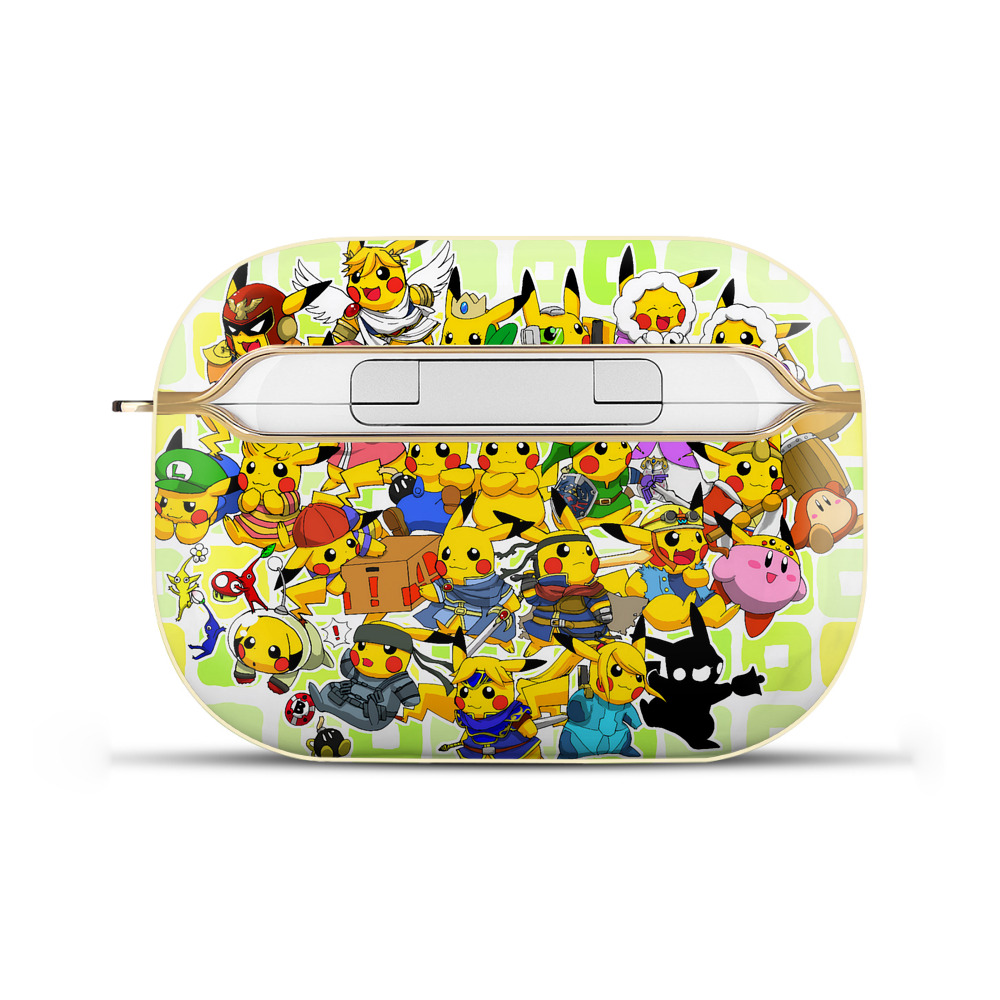 （画像用） ポケットモンスター Pokémon 【AirPods Pro用】ハードシェル保護ケース｜耐衝撃・防指紋・カラビナ付き商品仕様