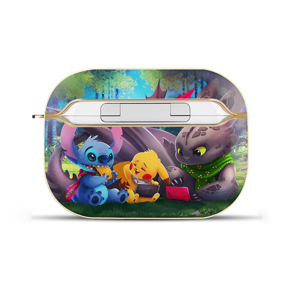 （画像用） ポケットモンスター Pokémon 【AirPods Pro用】ハードシェル保護ケース｜耐衝撃・防指紋・カラビナ付き商品仕様