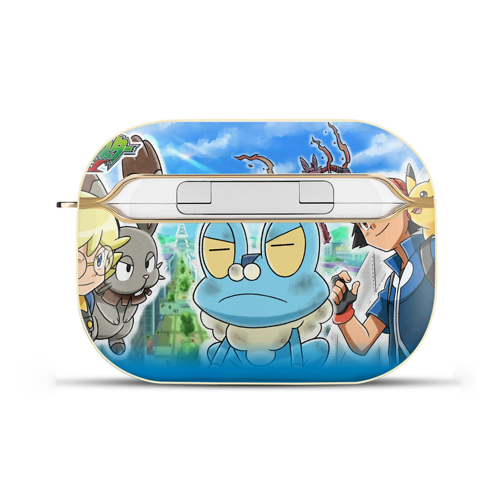 （画像用） ポケットモンスター Pokémon 【AirPods Pro用】ハードシェル保護ケース｜耐衝撃・防指紋・カラビナ付き商品仕様