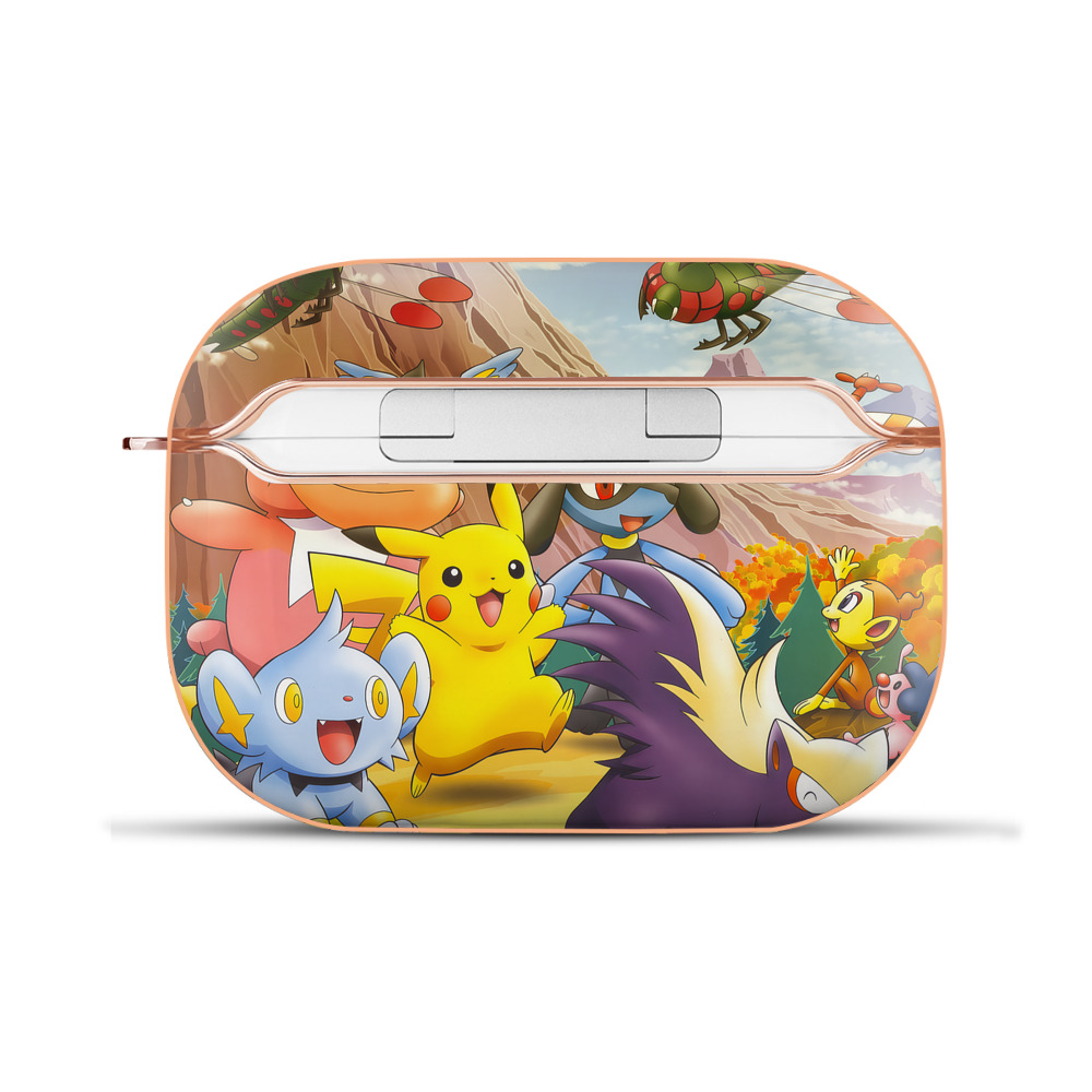 （画像用） ポケットモンスター Pokémon 【AirPods Pro用】ハードシェル保護ケース｜耐衝撃・防指紋・カラビナ付き商品仕様