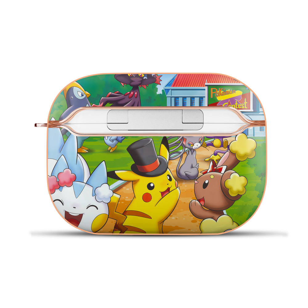 （画像用） ポケットモンスター Pokémon 【AirPods Pro用】ハードシェル保護ケース｜耐衝撃・防指紋・カラビナ付き商品仕様