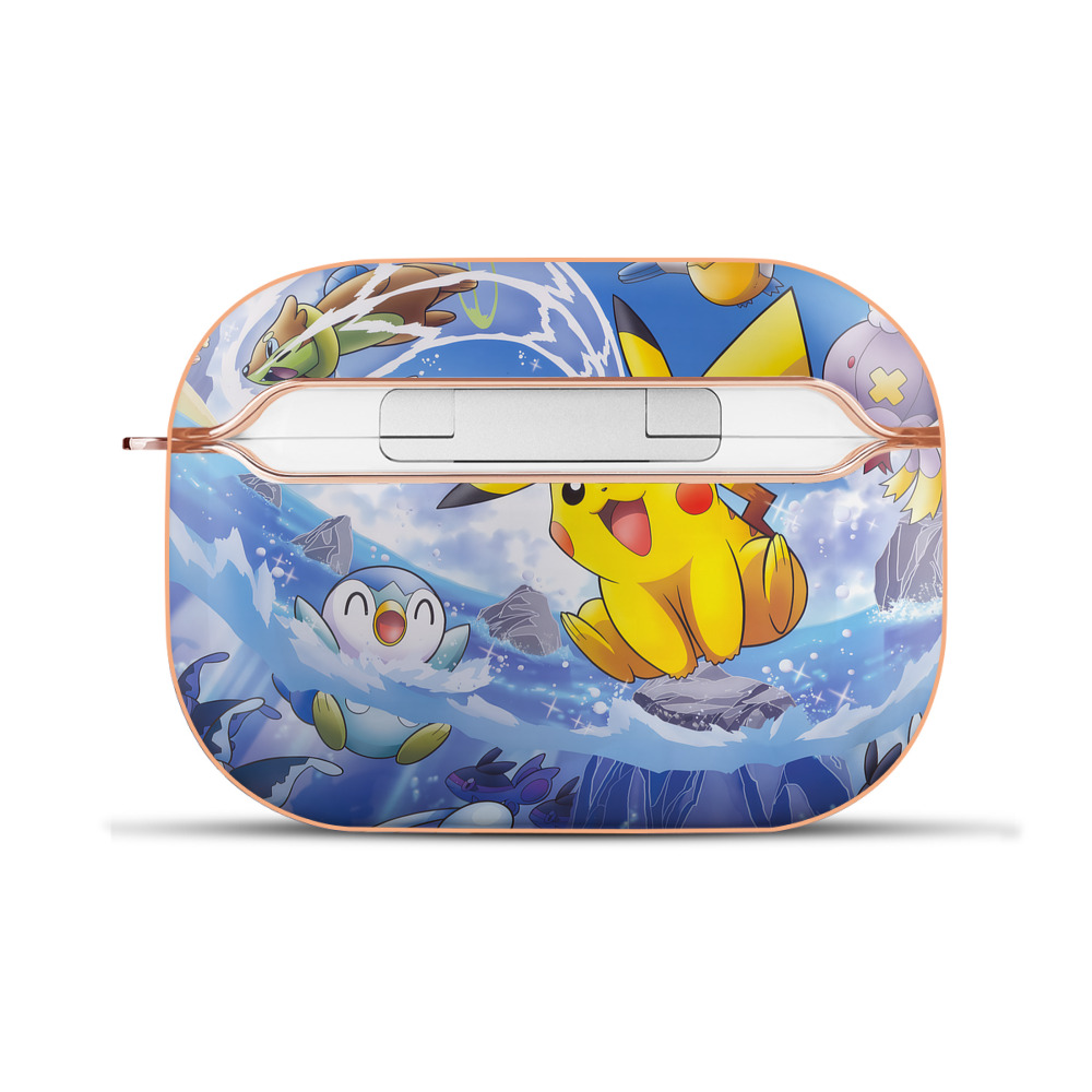 （画像用） ポケットモンスター Pokémon 【AirPods Pro用】ハードシェル保護ケース｜耐衝撃・防指紋・カラビナ付き商品仕様