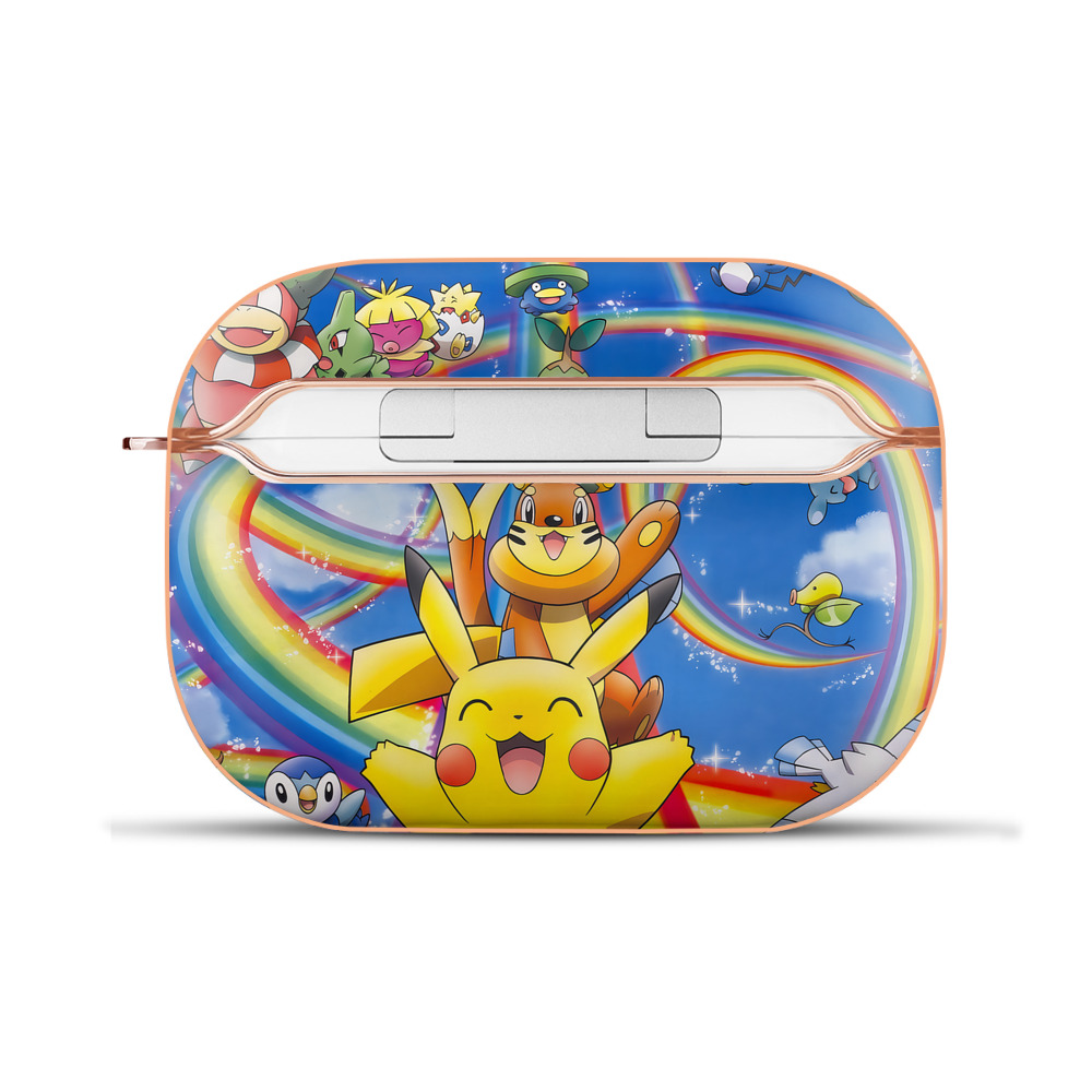 （画像用） ポケットモンスター Pokémon 【AirPods Pro用】ハードシェル保護ケース｜耐衝撃・防指紋・カラビナ付き商品仕様