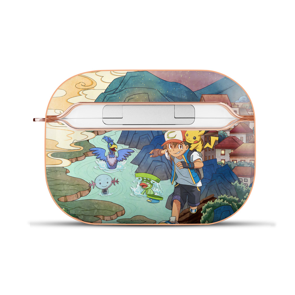 （画像用） ポケットモンスター Pokémon 【AirPods Pro用】ハードシェル保護ケース｜耐衝撃・防指紋・カラビナ付き商品仕様