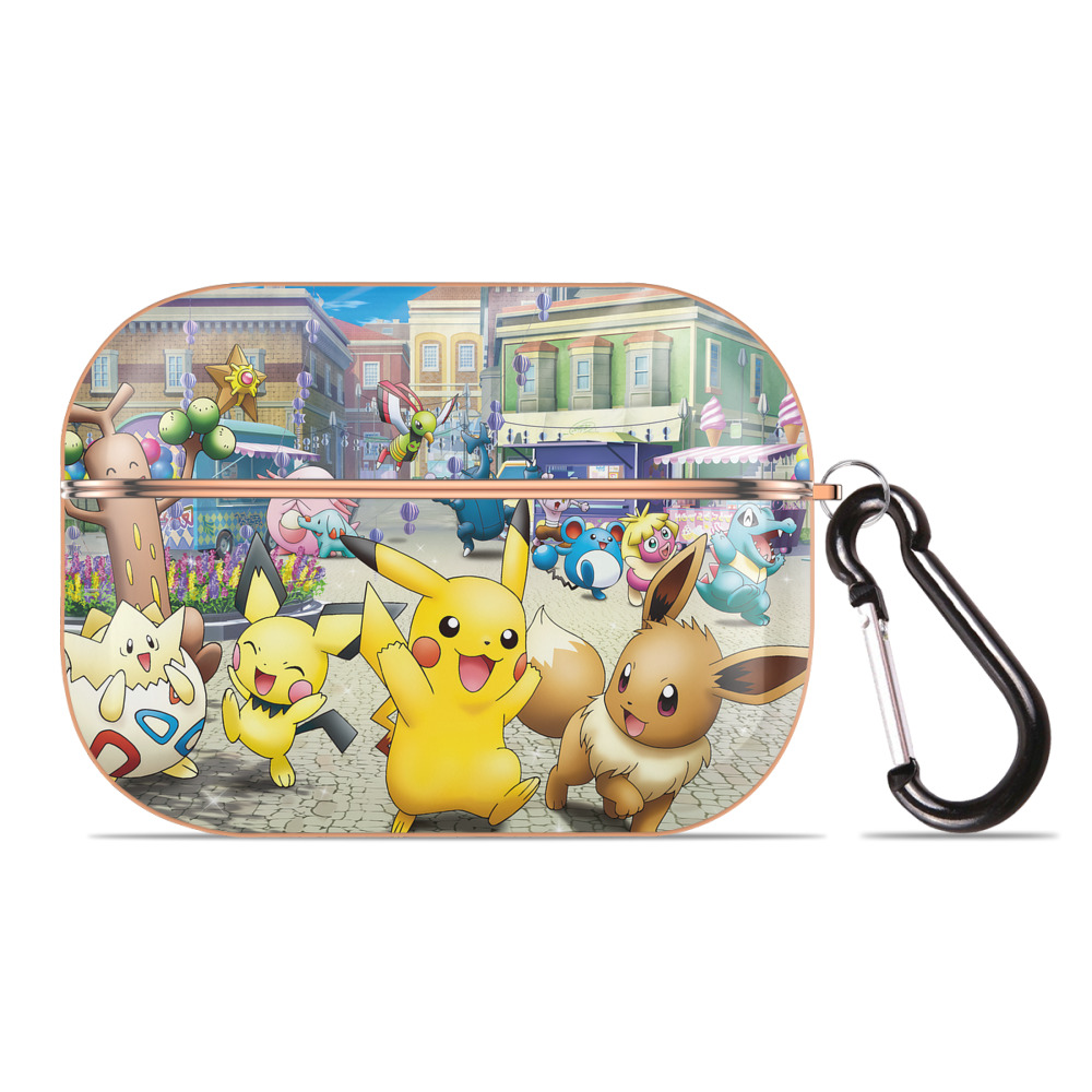 （画像用） ポケットモンスター Pokémon 【AirPods Pro用】ハードシェル保護ケース｜耐衝撃・防指紋・カラビナ付き商品仕様