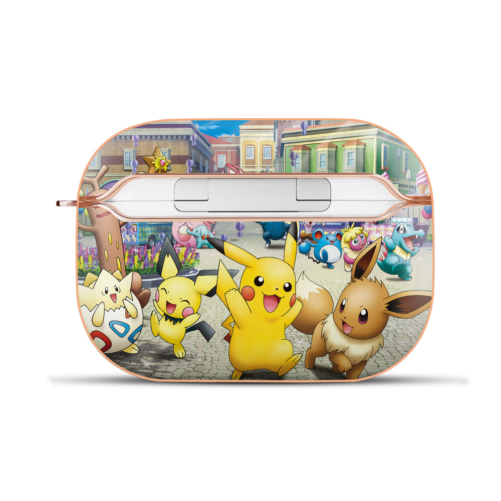 （画像用） ポケットモンスター Pokémon 【AirPods Pro用】ハードシェル保護ケース｜耐衝撃・防指紋・カラビナ付き商品仕様