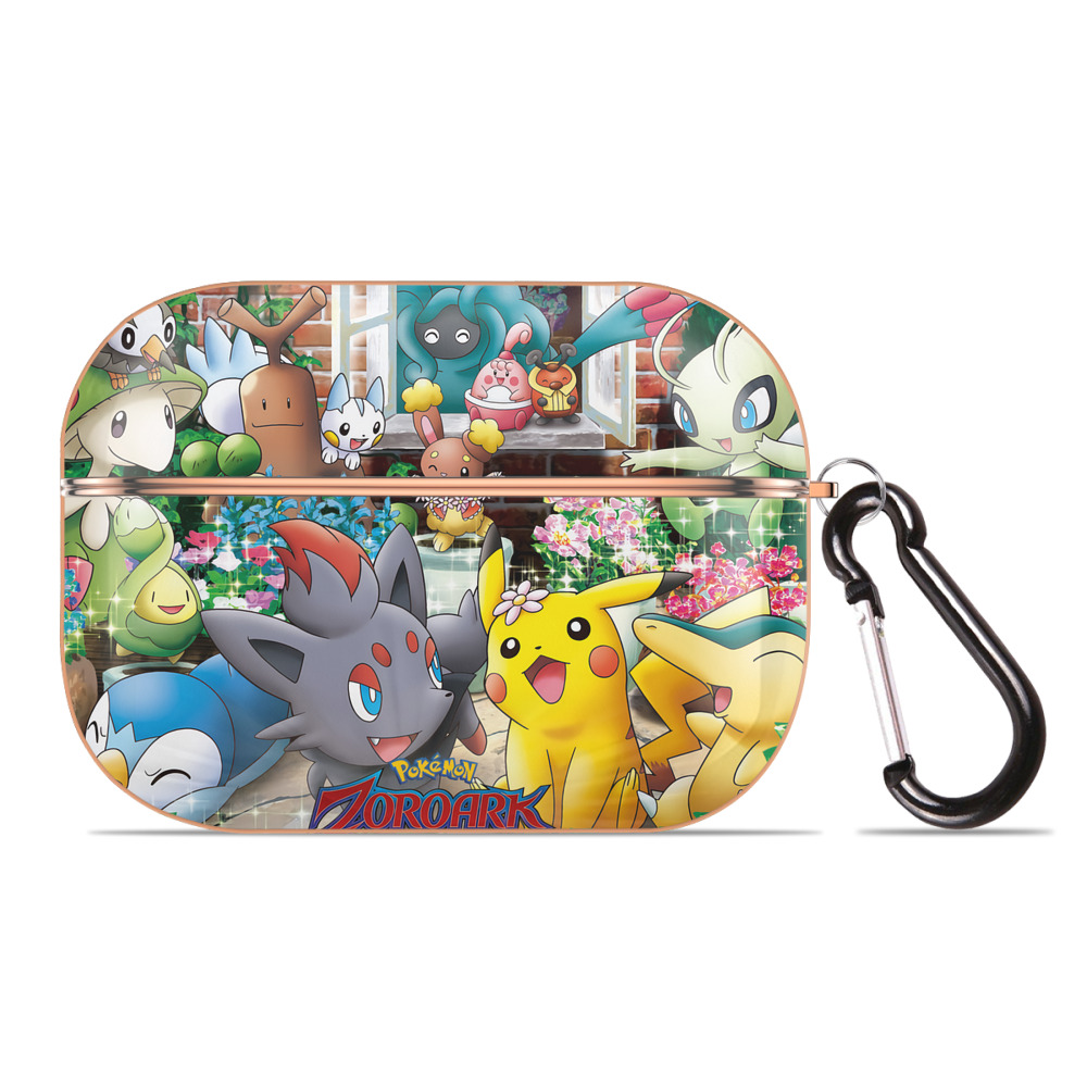 （画像用） ポケットモンスター Pokémon 【AirPods Pro用】ハードシェル保護ケース｜耐衝撃・防指紋・カラビナ付き商品仕様