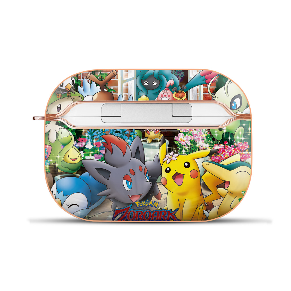 （画像用） ポケットモンスター Pokémon 【AirPods Pro用】ハードシェル保護ケース｜耐衝撃・防指紋・カラビナ付き商品仕様