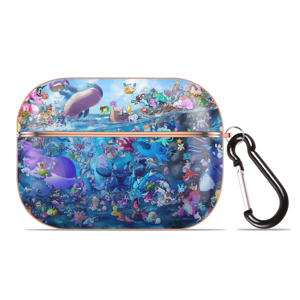 （画像用） ポケットモンスター Pokémon 【AirPods Pro用】ハードシェル保護ケース｜耐衝撃・防指紋・カラビナ付き商品仕様