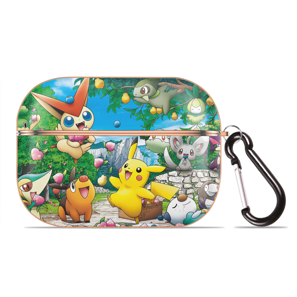 （画像用） ポケットモンスター Pokémon 【AirPods Pro用】ハードシェル保護ケース｜耐衝撃・防指紋・カラビナ付き商品仕様