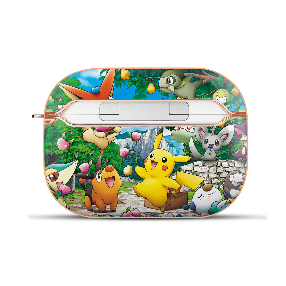 （画像用） ポケットモンスター Pokémon 【AirPods Pro用】ハードシェル保護ケース｜耐衝撃・防指紋・カラビナ付き商品仕様