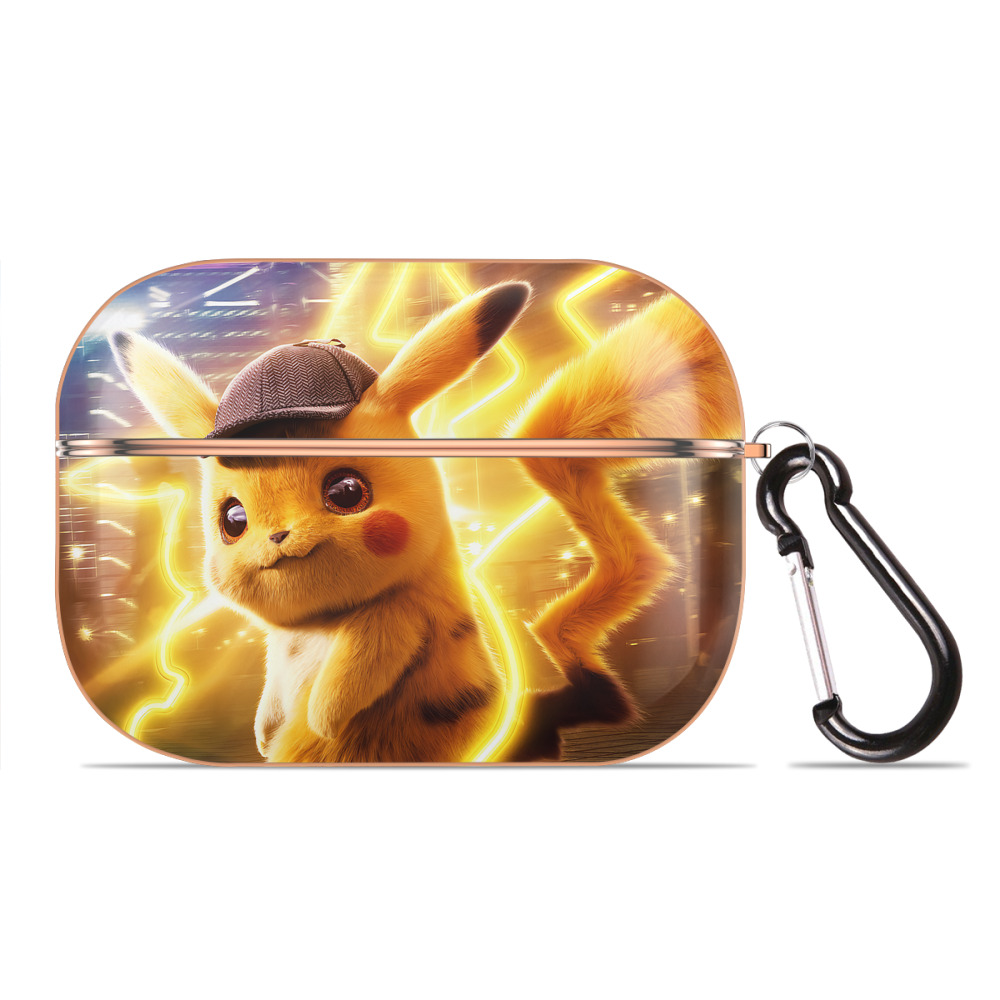 （画像用） ポケットモンスター Pokémon 【AirPods Pro用】ハードシェル保護ケース｜耐衝撃・防指紋・カラビナ付き商品仕様