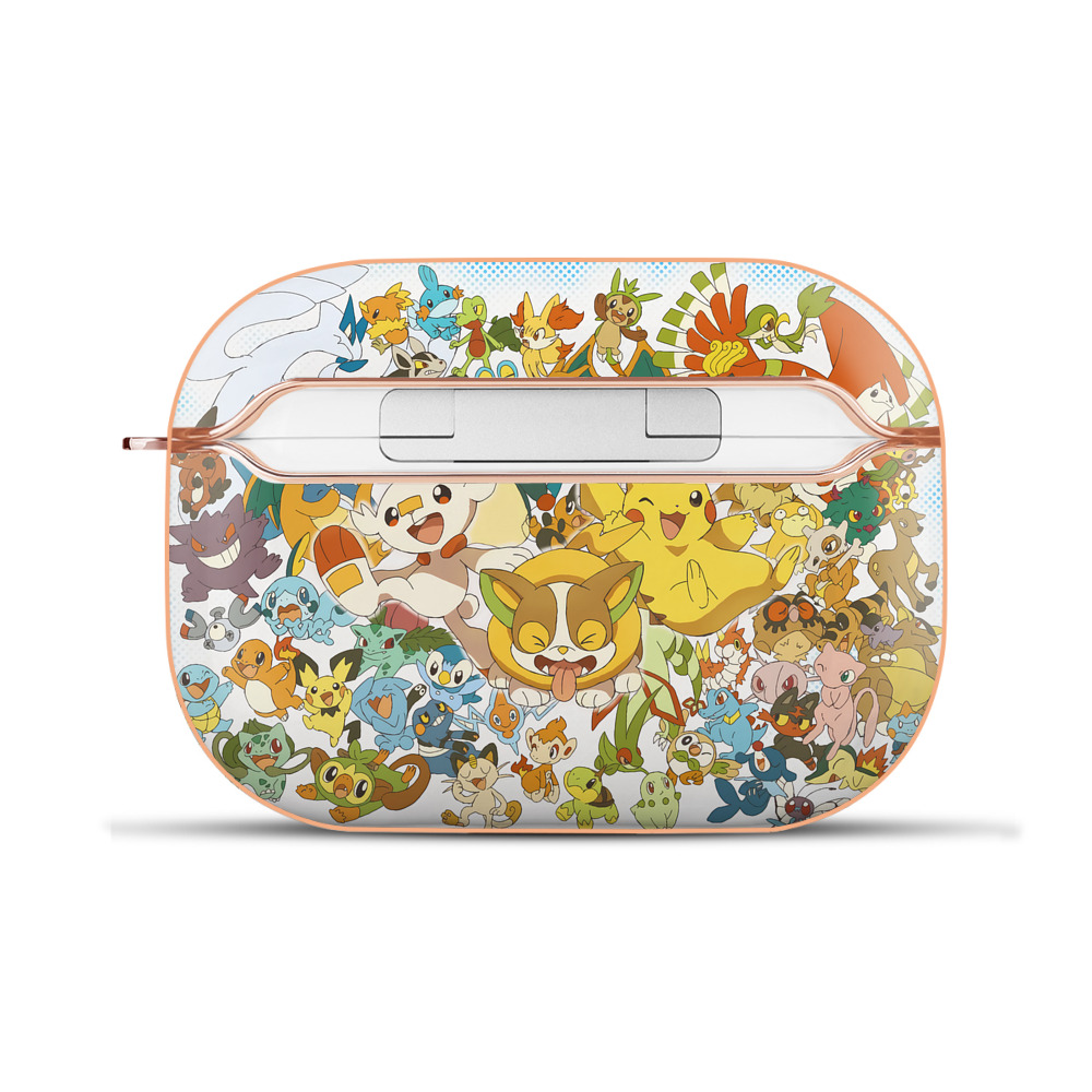 （画像用） ポケットモンスター Pokémon 【AirPods Pro用】ハードシェル保護ケース｜耐衝撃・防指紋・カラビナ付き商品仕様