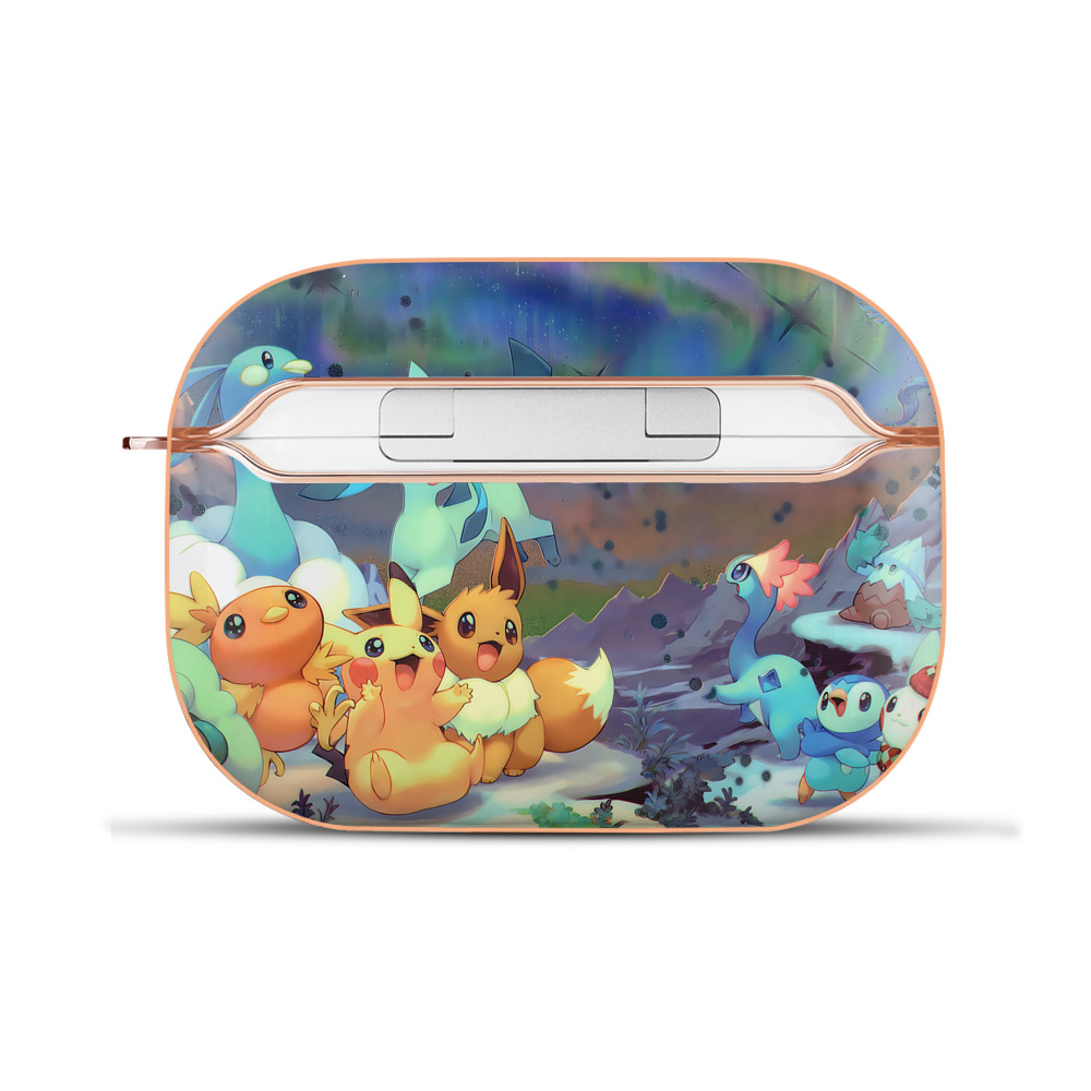 （画像用） ポケットモンスター Pokémon 【AirPods Pro用】ハードシェル保護ケース｜耐衝撃・防指紋・カラビナ付き商品仕様