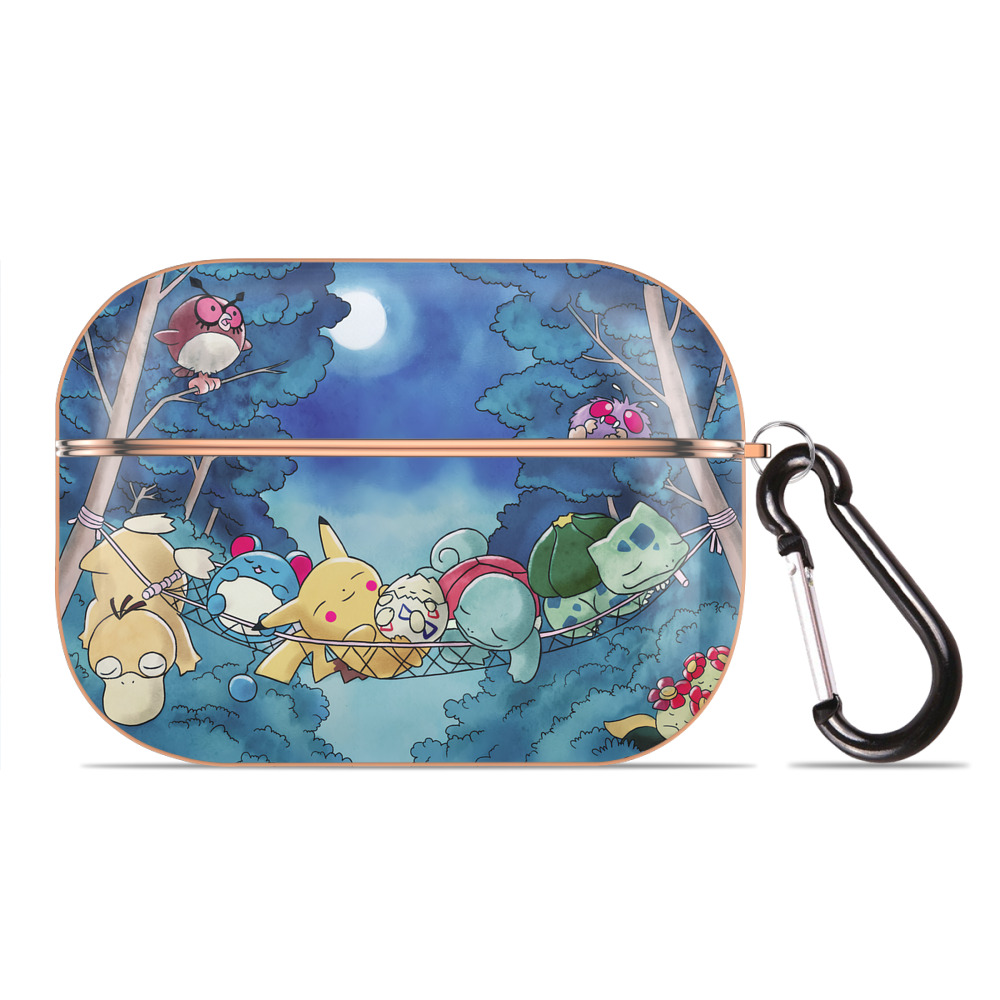 （画像用） ポケットモンスター Pokémon 【AirPods Pro用】ハードシェル保護ケース｜耐衝撃・防指紋・カラビナ付き商品仕様