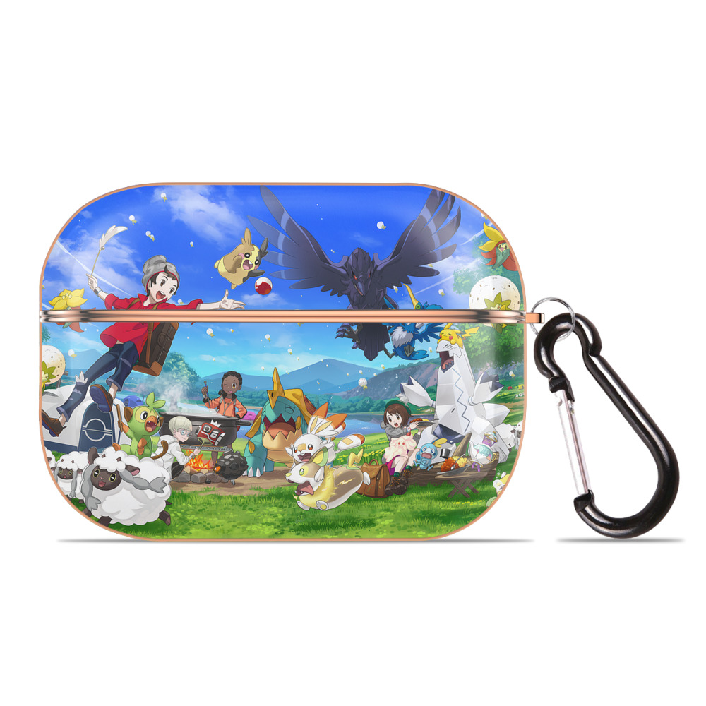 （画像用） ポケットモンスター Pokémon 【AirPods Pro用】ハードシェル保護ケース｜耐衝撃・防指紋・カラビナ付き商品仕様