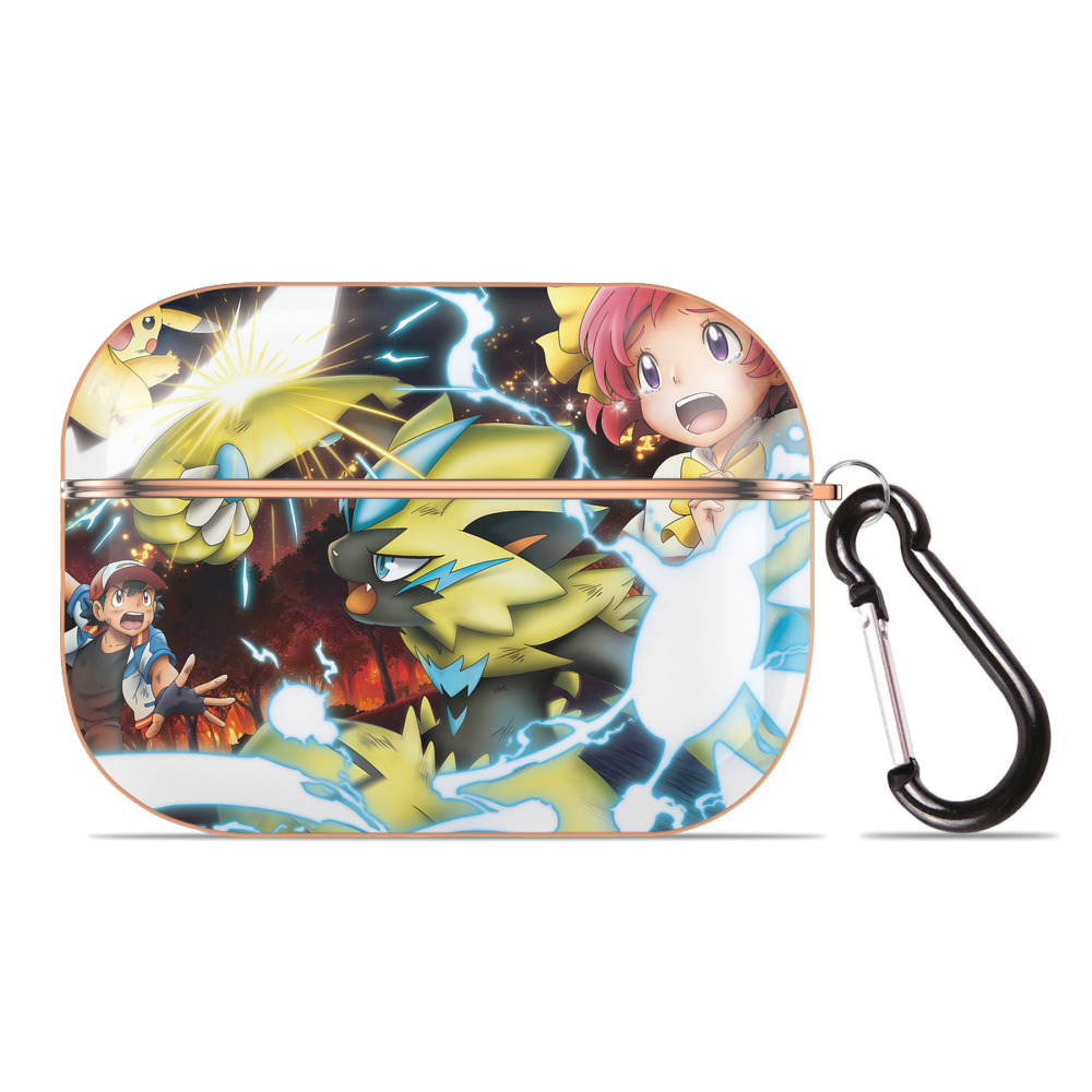 （画像用） ポケットモンスター Pokémon 【AirPods Pro用】ハードシェル保護ケース｜耐衝撃・防指紋・カラビナ付き商品仕様