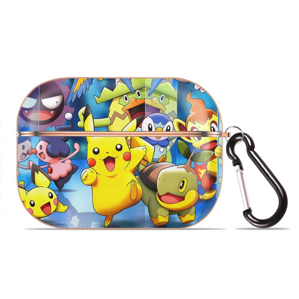 （画像用） ポケットモンスター Pokémon 【AirPods Pro用】ハードシェル保護ケース｜耐衝撃・防指紋・カラビナ付き商品仕様