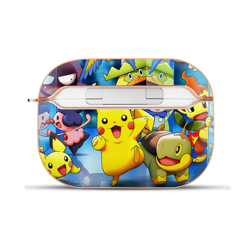 （画像用） ポケットモンスター Pokémon 【AirPods Pro用】ハードシェル保護ケース｜耐衝撃・防指紋・カラビナ付き商品仕様