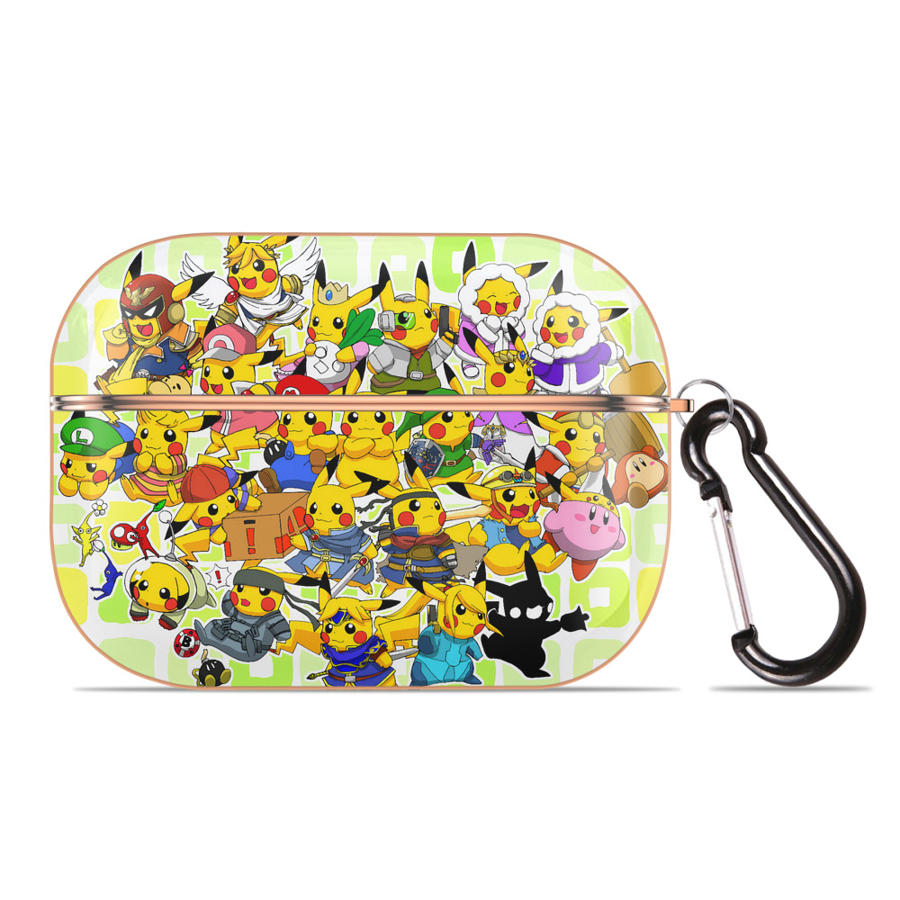 （画像用） ポケットモンスター Pokémon 【AirPods Pro用】ハードシェル保護ケース｜耐衝撃・防指紋・カラビナ付き商品仕様