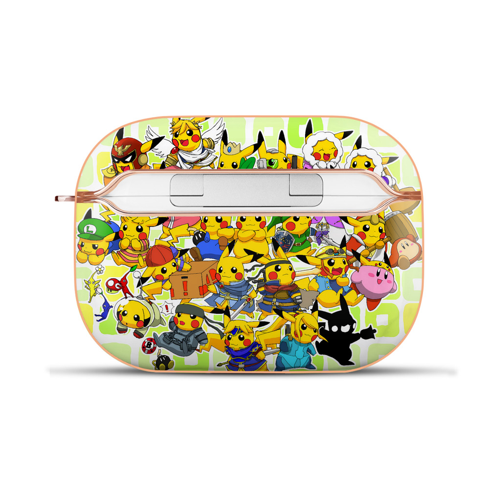 （画像用） ポケットモンスター Pokémon 【AirPods Pro用】ハードシェル保護ケース｜耐衝撃・防指紋・カラビナ付き商品仕様