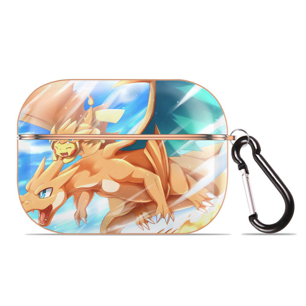 （画像用） ポケットモンスター Pokémon 【AirPods Pro用】ハードシェル保護ケース｜耐衝撃・防指紋・カラビナ付き商品仕様