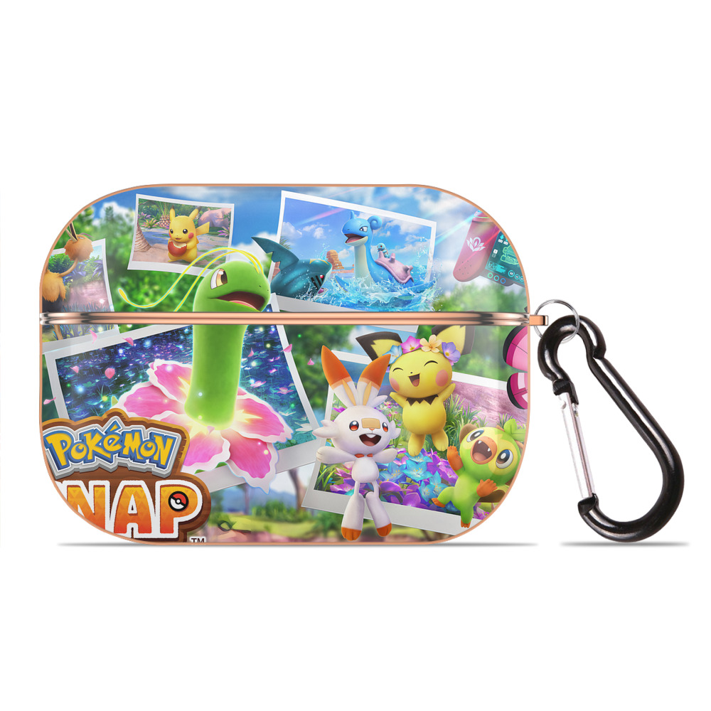 （画像用） ポケットモンスター Pokémon 【AirPods Pro用】ハードシェル保護ケース｜耐衝撃・防指紋・カラビナ付き商品仕様