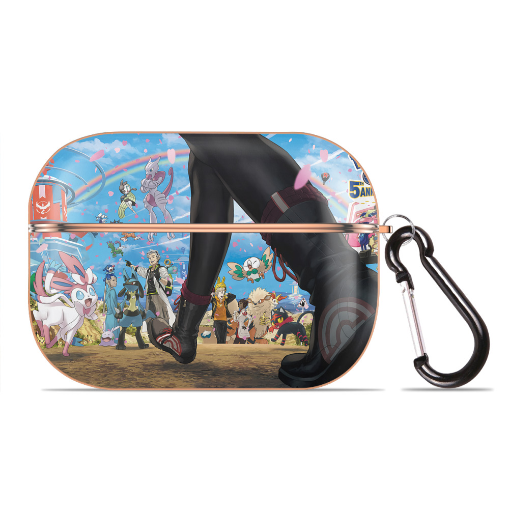 （画像用） ポケットモンスター Pokémon 【AirPods Pro用】ハードシェル保護ケース｜耐衝撃・防指紋・カラビナ付き商品仕様