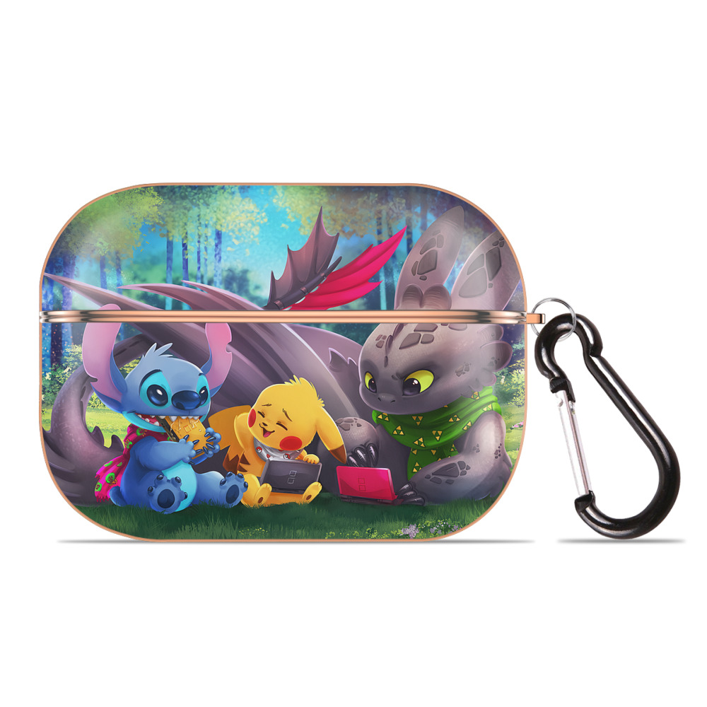 （画像用） ポケットモンスター Pokémon 【AirPods Pro用】ハードシェル保護ケース｜耐衝撃・防指紋・カラビナ付き商品仕様