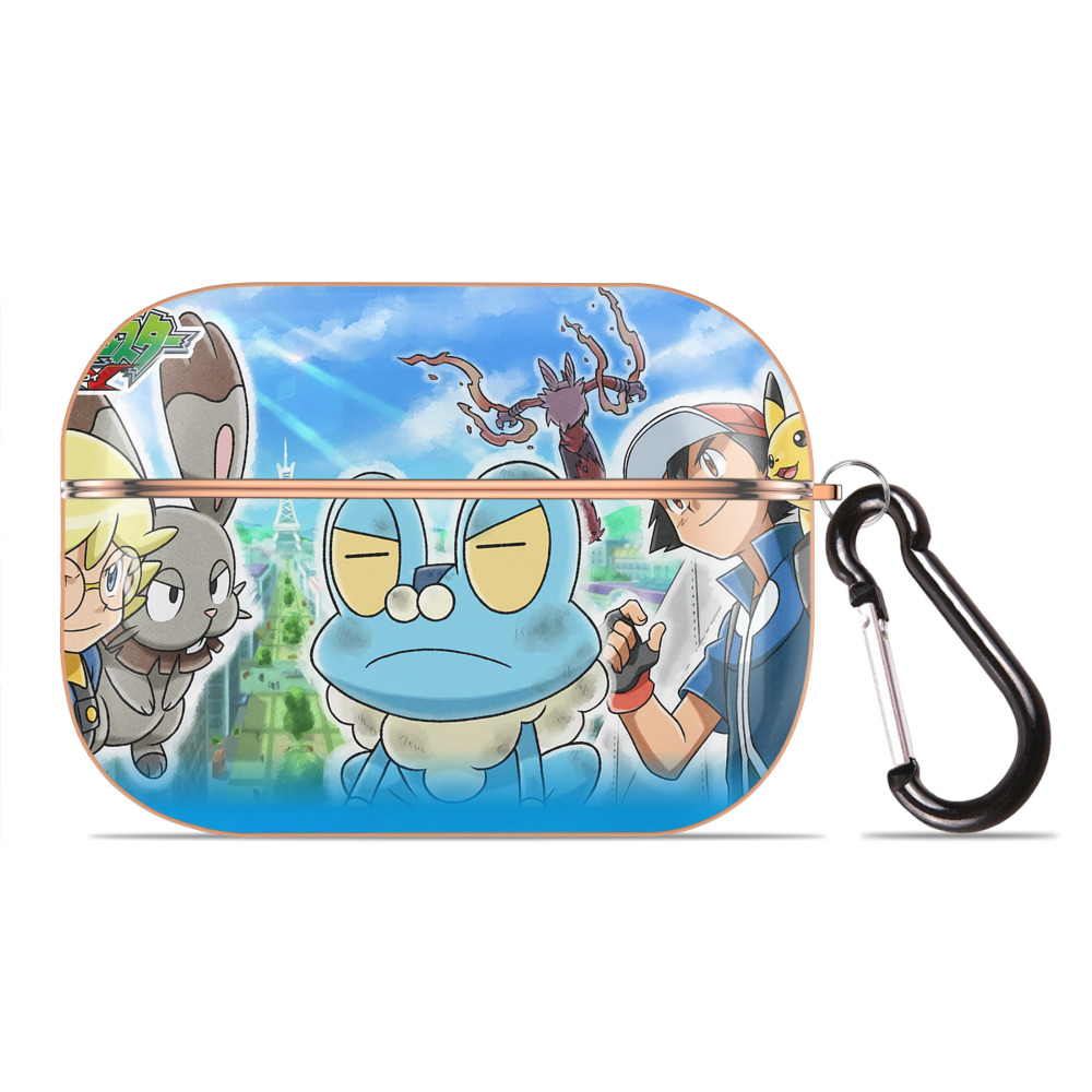 （画像用） ポケットモンスター Pokémon 【AirPods Pro用】ハードシェル保護ケース｜耐衝撃・防指紋・カラビナ付き商品仕様