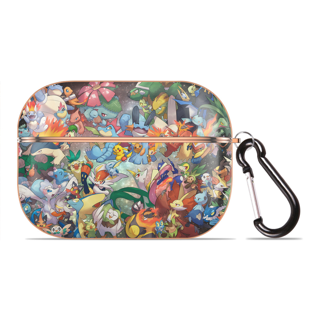 （画像用） ポケットモンスター Pokémon 【AirPods Pro用】ハードシェル保護ケース｜耐衝撃・防指紋・カラビナ付き商品仕様
