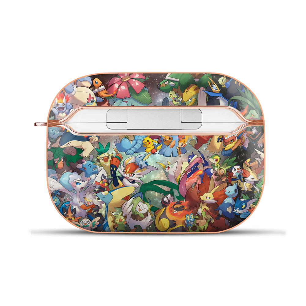 （画像用） ポケットモンスター Pokémon 【AirPods Pro用】ハードシェル保護ケース｜耐衝撃・防指紋・カラビナ付き商品仕様