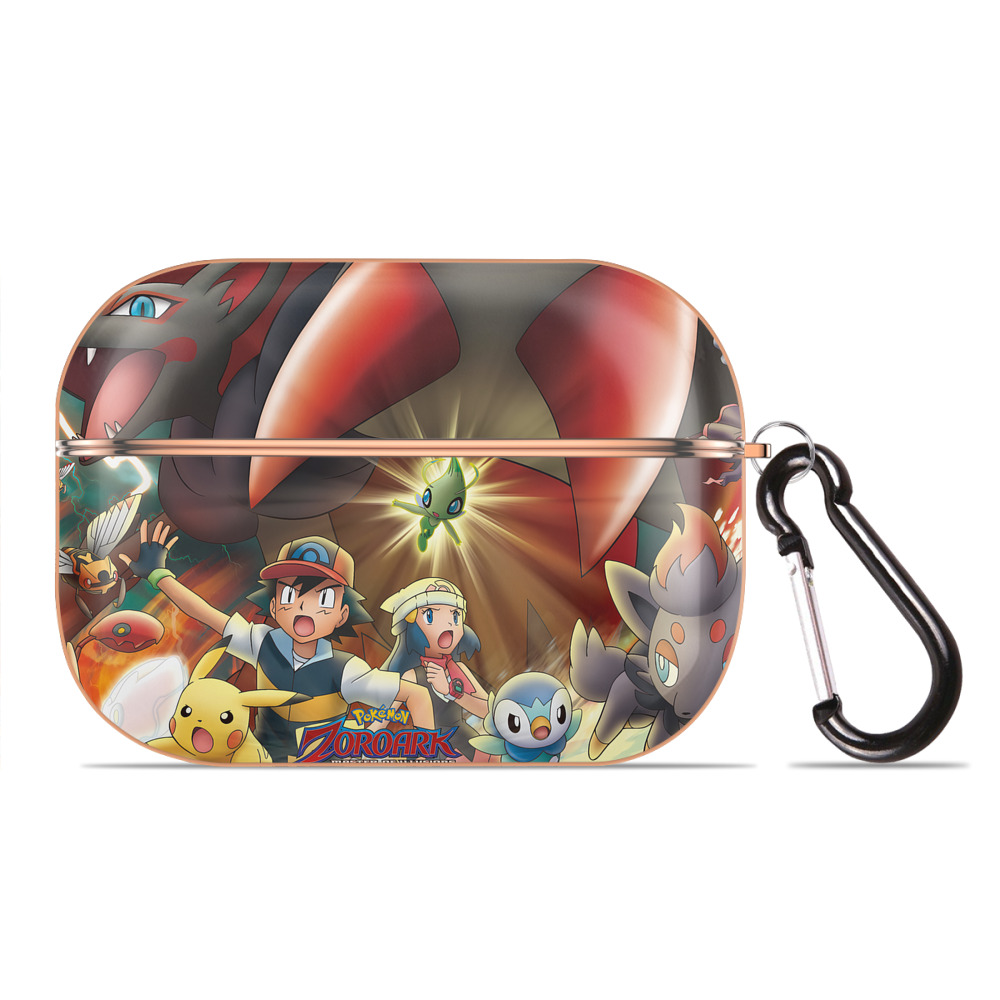 （画像用） ポケットモンスター Pokémon 【AirPods Pro用】ハードシェル保護ケース｜耐衝撃・防指紋・カラビナ付き商品仕様