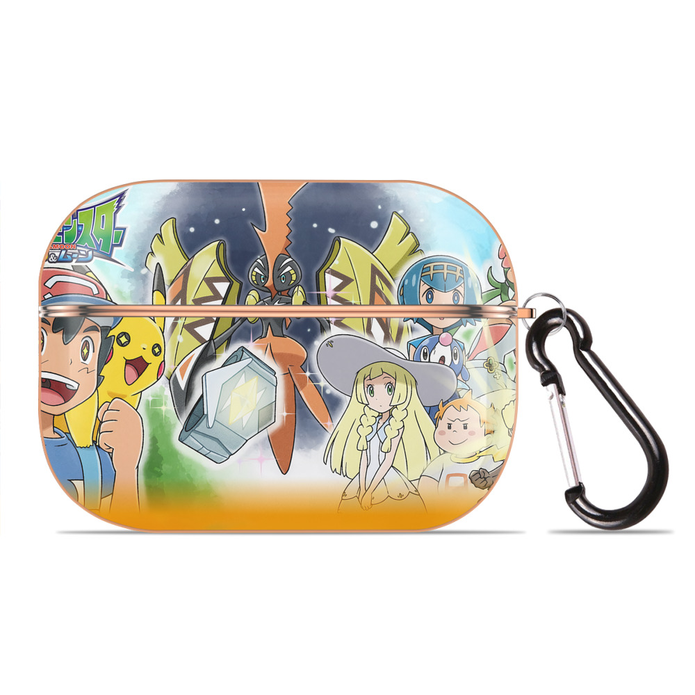 （画像用） ポケットモンスター Pokémon 【AirPods Pro用】ハードシェル保護ケース｜耐衝撃・防指紋・カラビナ付き商品仕様