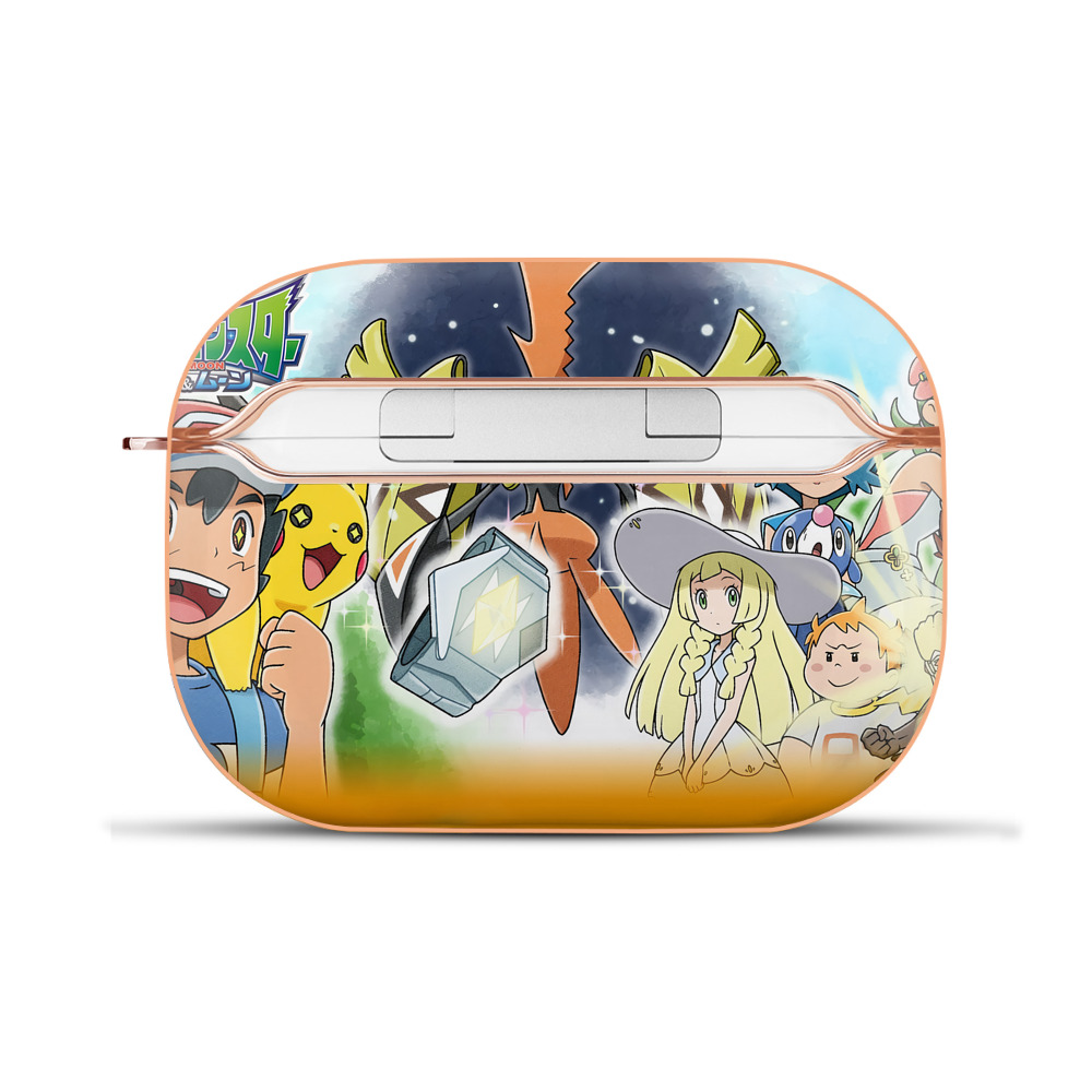 （画像用） ポケットモンスター Pokémon 【AirPods Pro用】ハードシェル保護ケース｜耐衝撃・防指紋・カラビナ付き商品仕様