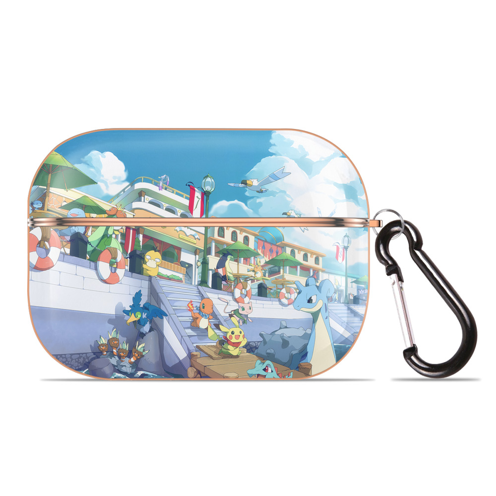 （画像用） ポケットモンスター Pokémon 【AirPods Pro用】ハードシェル保護ケース｜耐衝撃・防指紋・カラビナ付き商品仕様