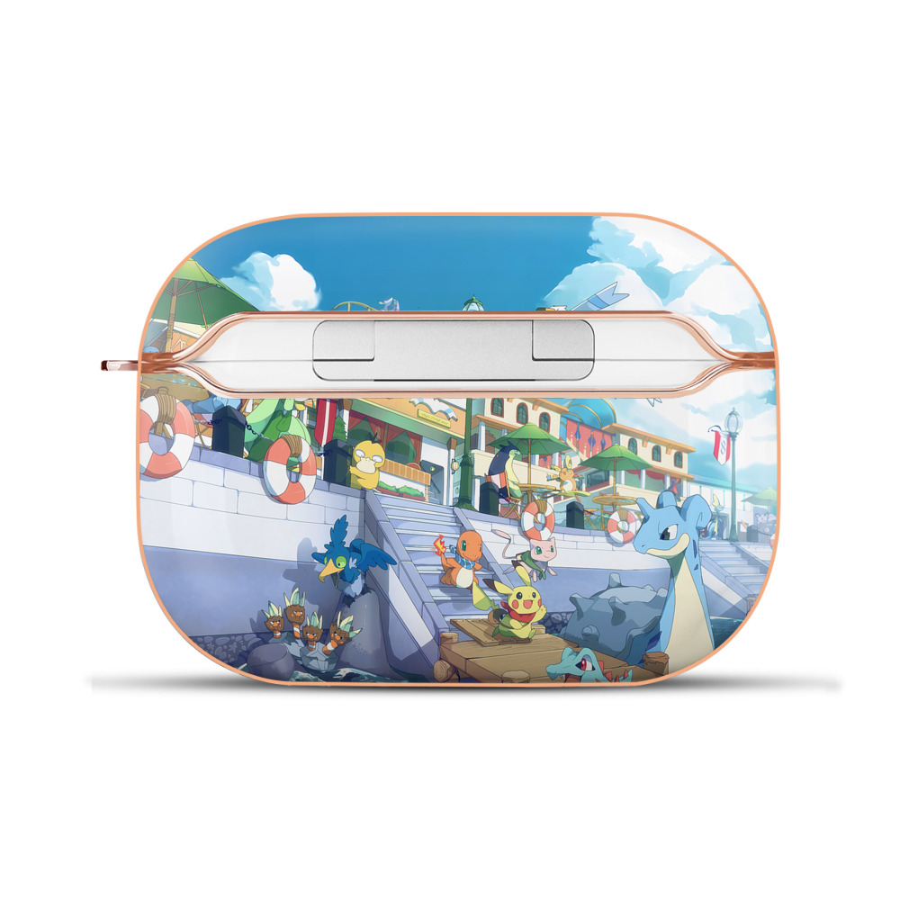 （画像用） ポケットモンスター Pokémon 【AirPods Pro用】ハードシェル保護ケース｜耐衝撃・防指紋・カラビナ付き商品仕様