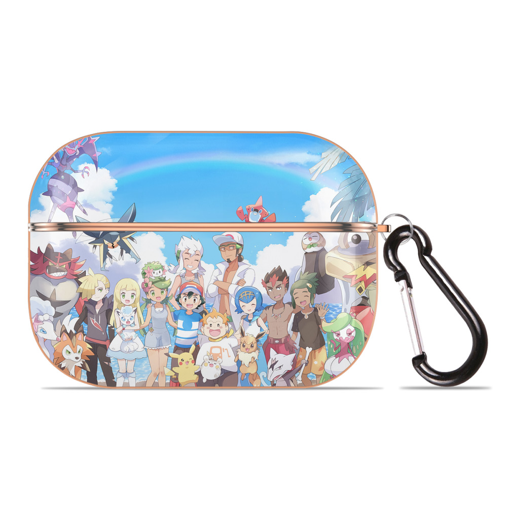 （画像用） ポケットモンスター Pokémon 【AirPods Pro用】ハードシェル保護ケース｜耐衝撃・防指紋・カラビナ付き商品仕様