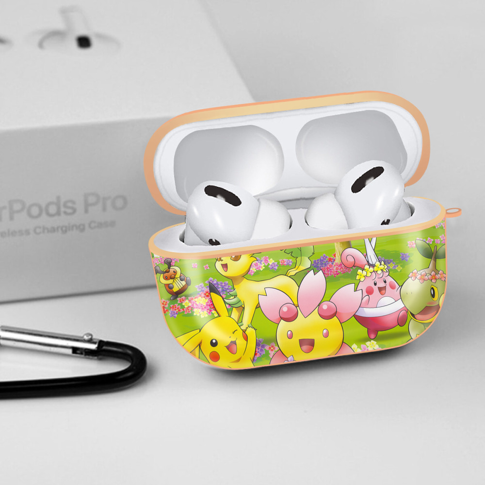 ポケットモンスター Pokémon 【AirPods Pro用】ハードシェル保護ケース｜耐衝撃・防指紋・カラビナ付き商品仕様