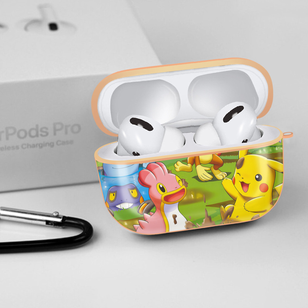 ポケットモンスター Pokémon 【AirPods Pro用】ハードシェル保護ケース｜耐衝撃・防指紋・カラビナ付き商品仕様