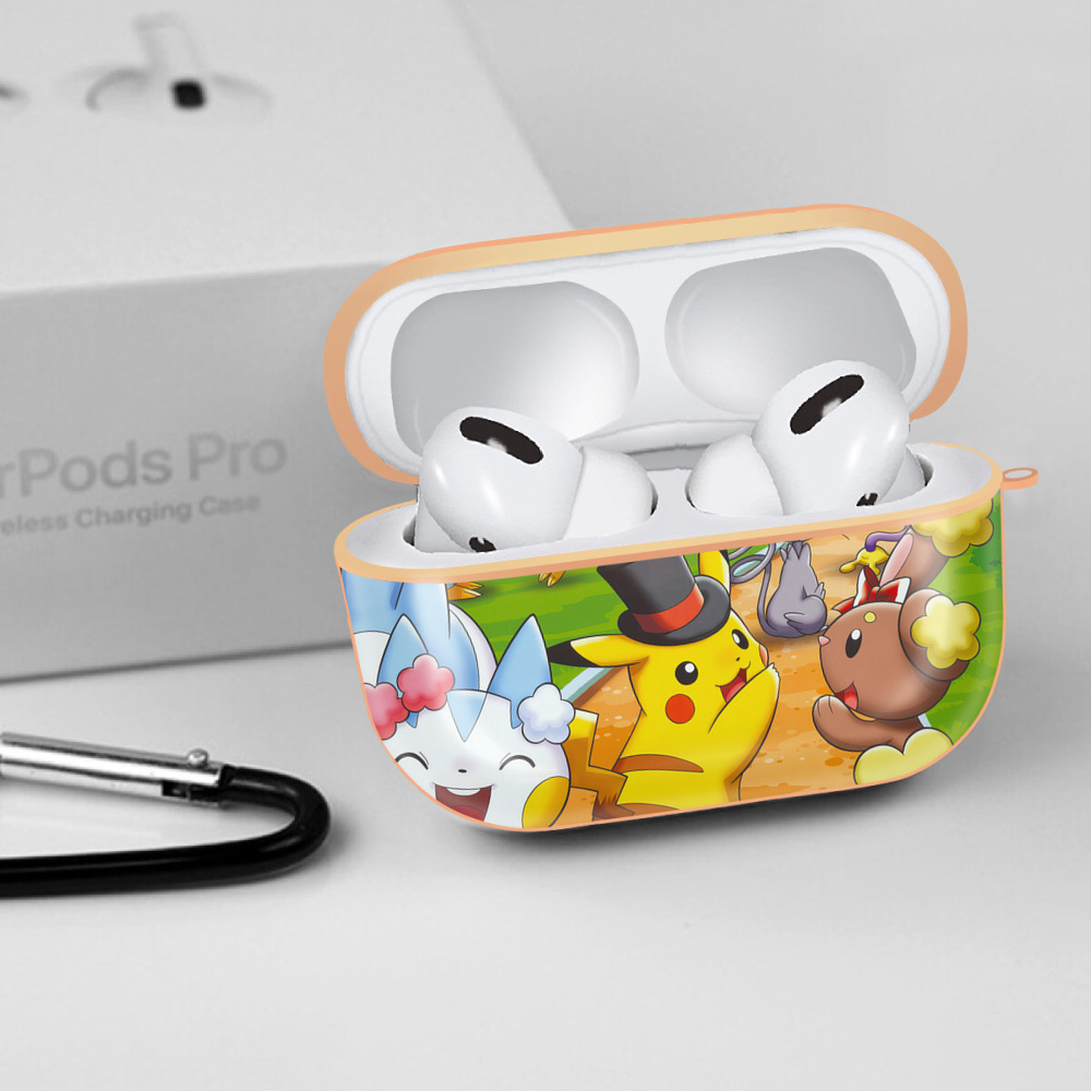 ポケットモンスター Pokémon 【AirPods Pro用】ハードシェル保護ケース｜耐衝撃・防指紋・カラビナ付き商品仕様