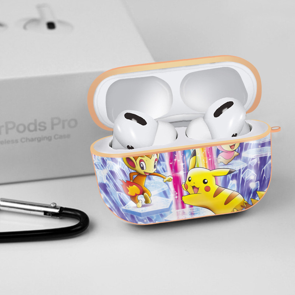 ポケットモンスター Pokémon 【AirPods Pro用】ハードシェル保護ケース｜耐衝撃・防指紋・カラビナ付き商品仕様